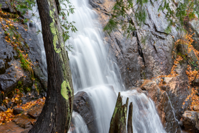 waterfall in mont-trembrant