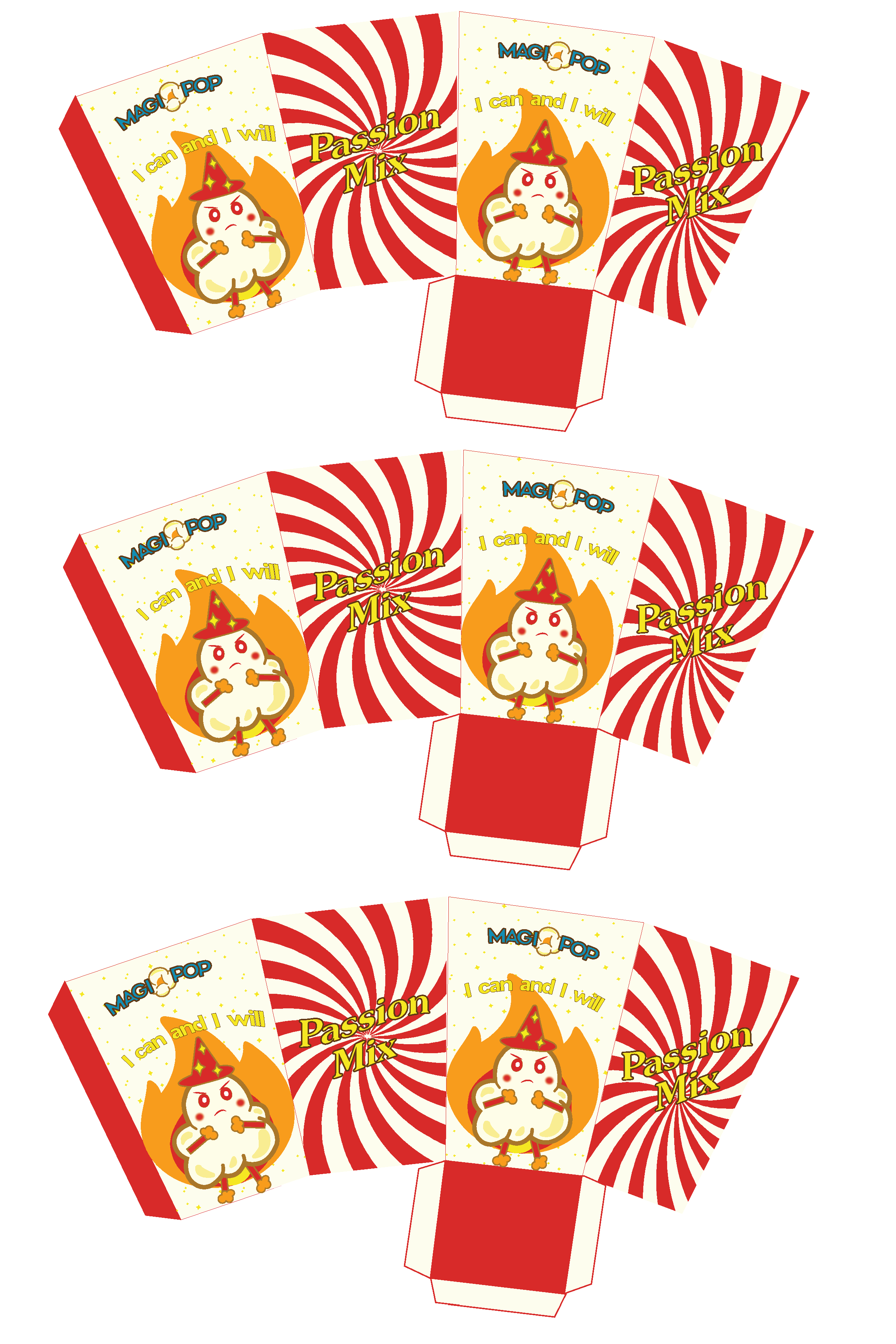 popcorn cup red