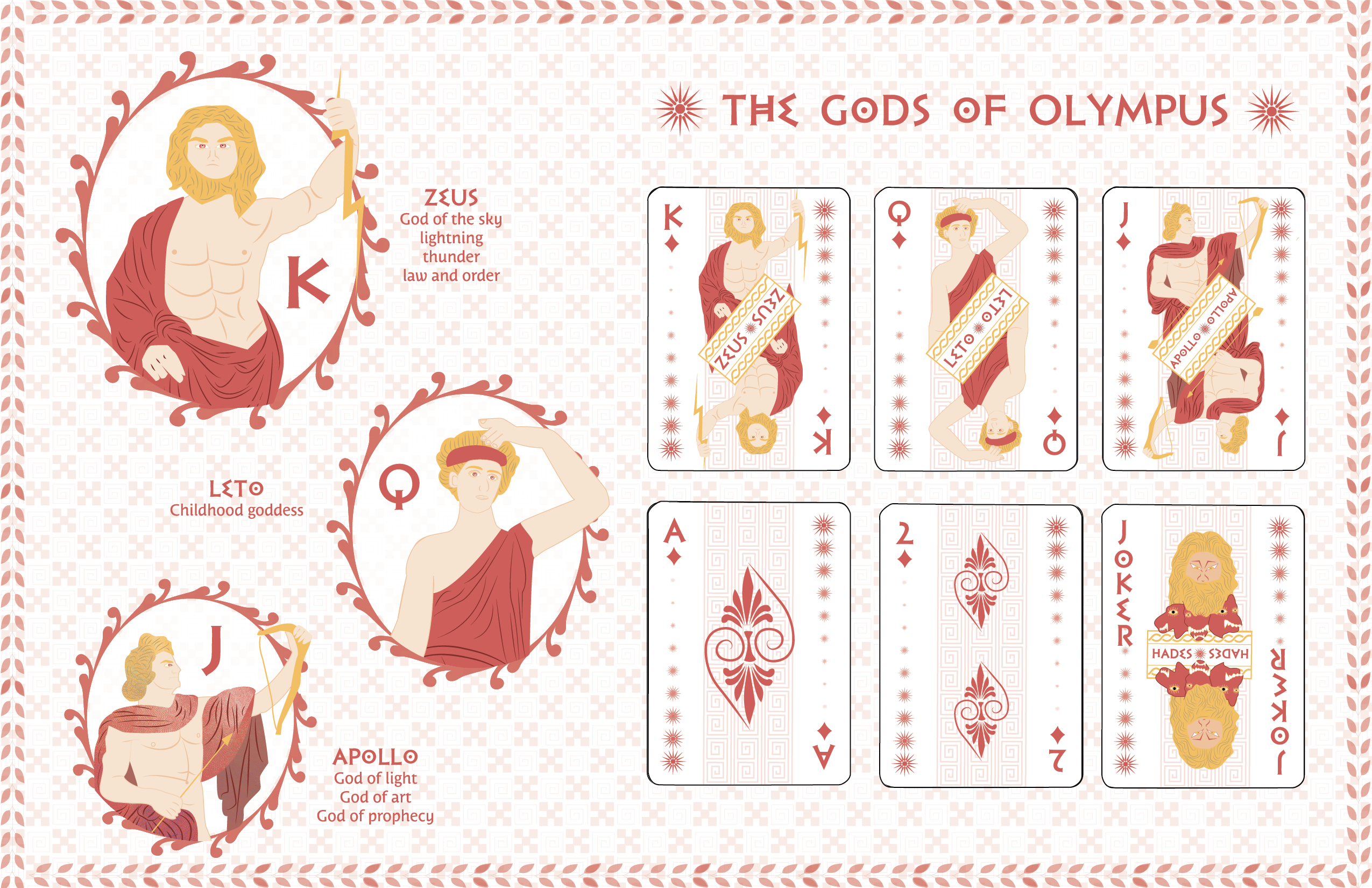 playing card red