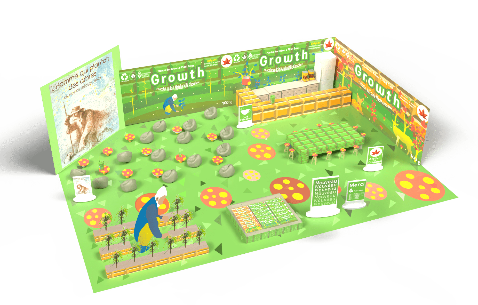 growth stand